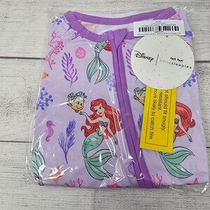 NIB Little Sleepies Disney Part of Her World Shorty Zippy Size 2T